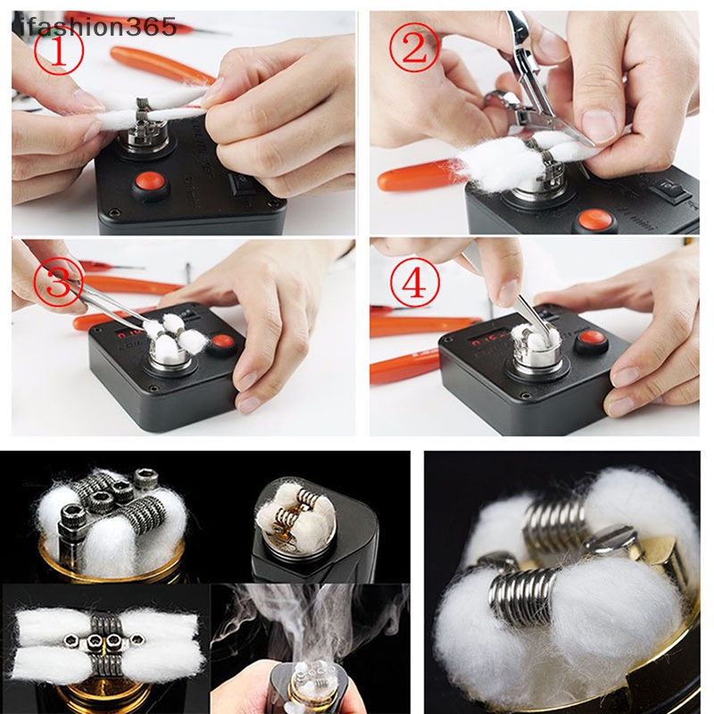 Túi 10 Bông Tẩy Trang Bằng Cotton Họa Tiết Kẻ Sọc Dễ Sử Dụng DIY ifashion365