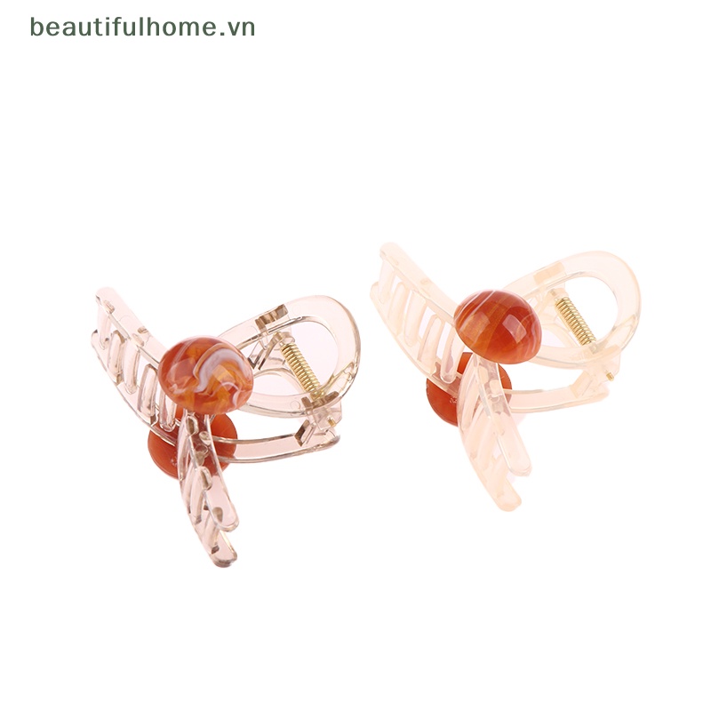 Kẹp Tóc Hình Trái Tim Kích Thước Lớn Phong Cách Hàn Quốc Mới Cho Nữ