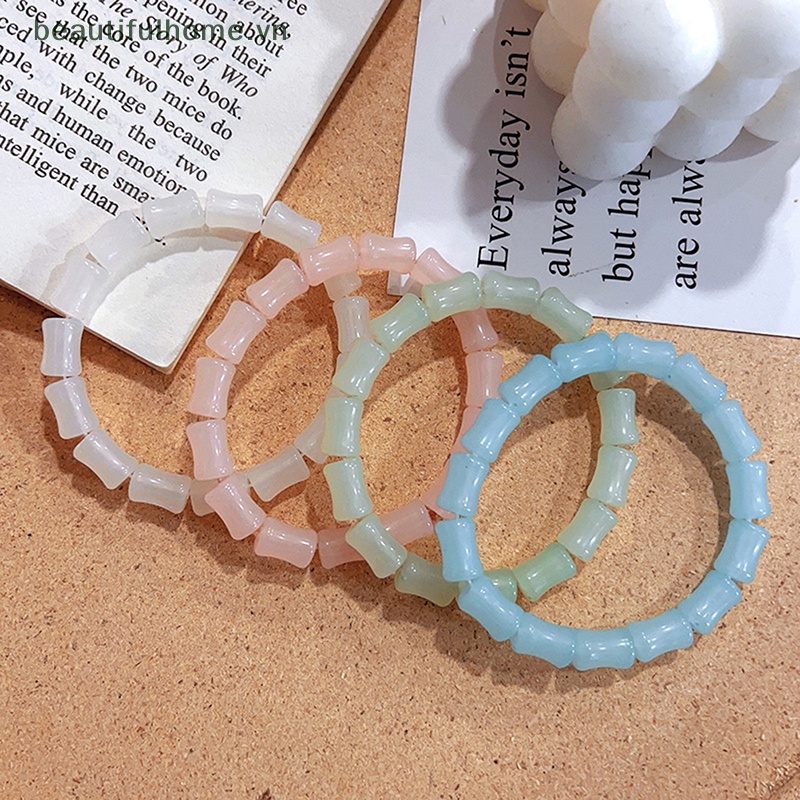 Vòng Tay Chuỗi Hạt Pha Lê Thanh Lịch Phong Cách Vintage Mới Cho Nữ