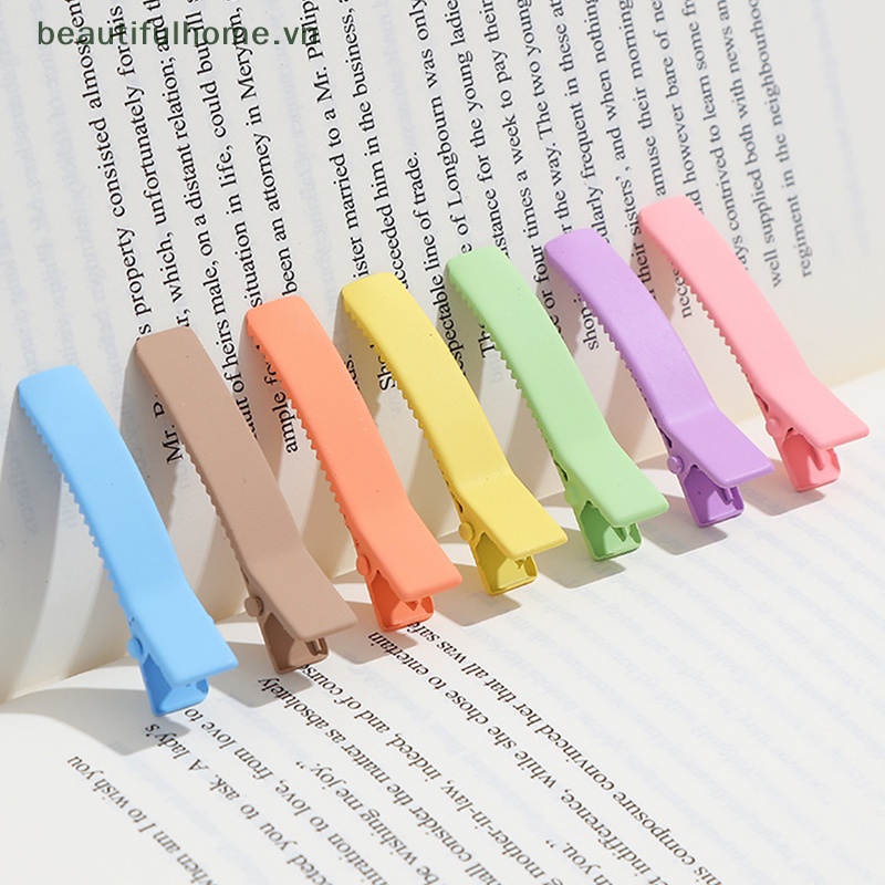 Set 10 Kẹp Tóc 4.7cm Màu Sắc Kẹo Ngọt Dành Cho Nữ