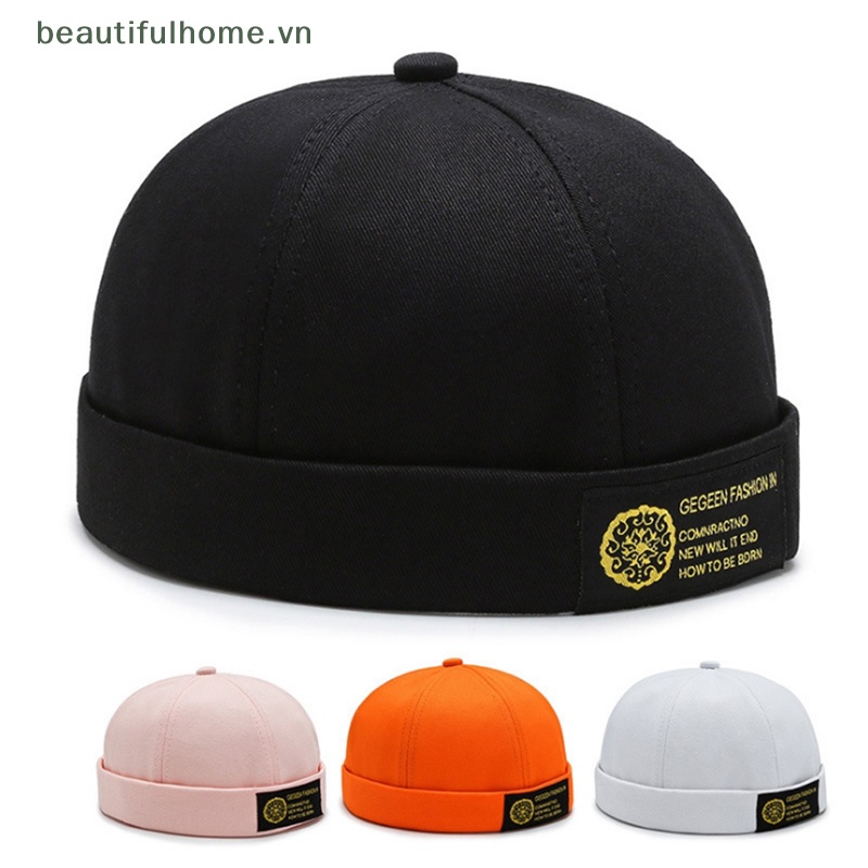 [beautifulhome] Mũ Beanie Không Vành Điều Chỉnh Được Phong Cách Hip Hop Cổ Điển Cho Nam Và Nữ [beauty]