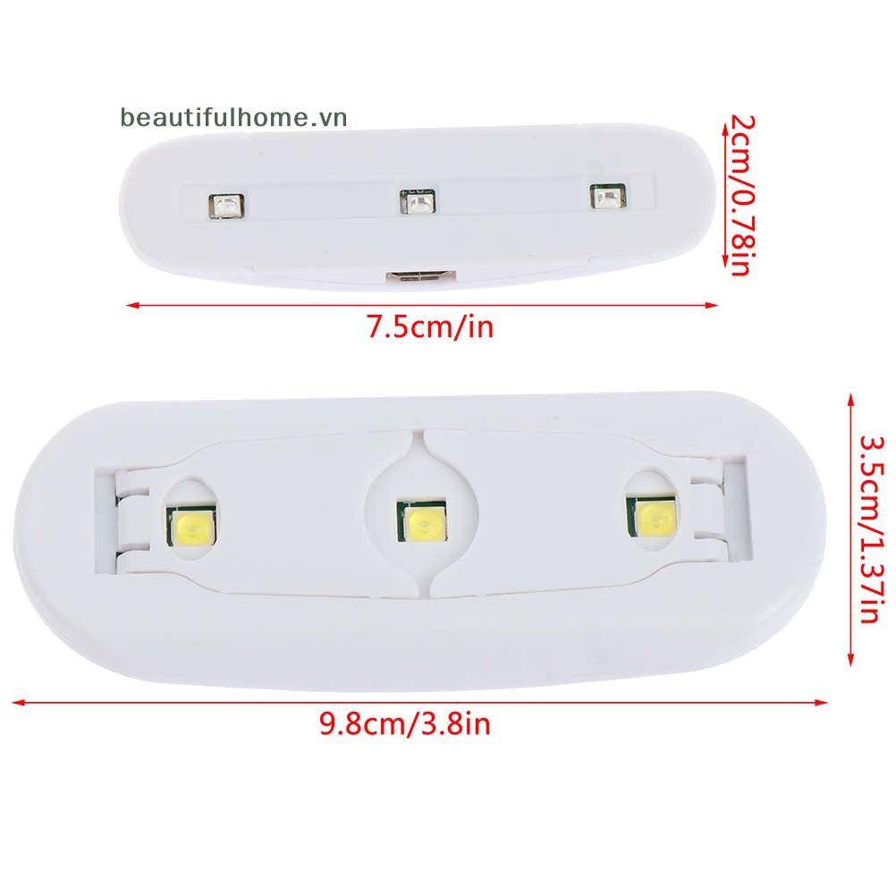 1 * Đèn Hong Khô Móng Tay Nhanh Chóng 2 Tốc Độ Có Thể Gập Lại Mimi USB