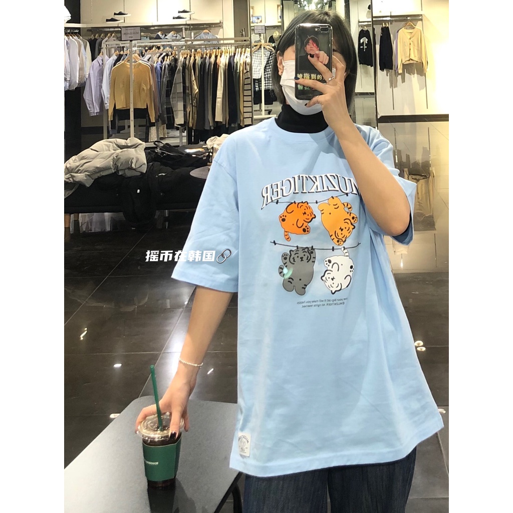 Áo Thun Cặp Đôi Tay Ngắn Spao x muziktiger