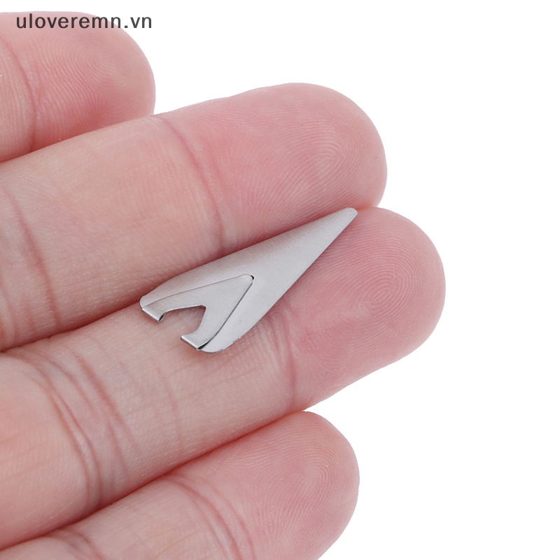 Set 10 Giá Đỡ Đánh Dấu Trang Sách Bằng Kim Loại Rỗng Sáng Tạo Cho Học Sinh