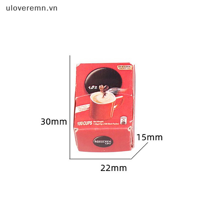 1 Bộ Tách Cà Phê Đồ Chơi Mini Tỉ Lệ 1: 12 Trang Trí Nhà Búp Bê