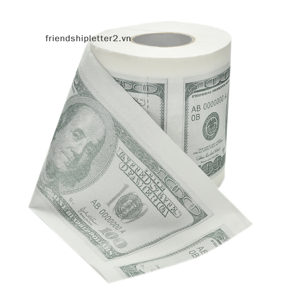 [Mới] Cuộn Giấy Vệ Sinh 100.00 - Một Trăm Đô La + 1 Triệu đô la Bill.