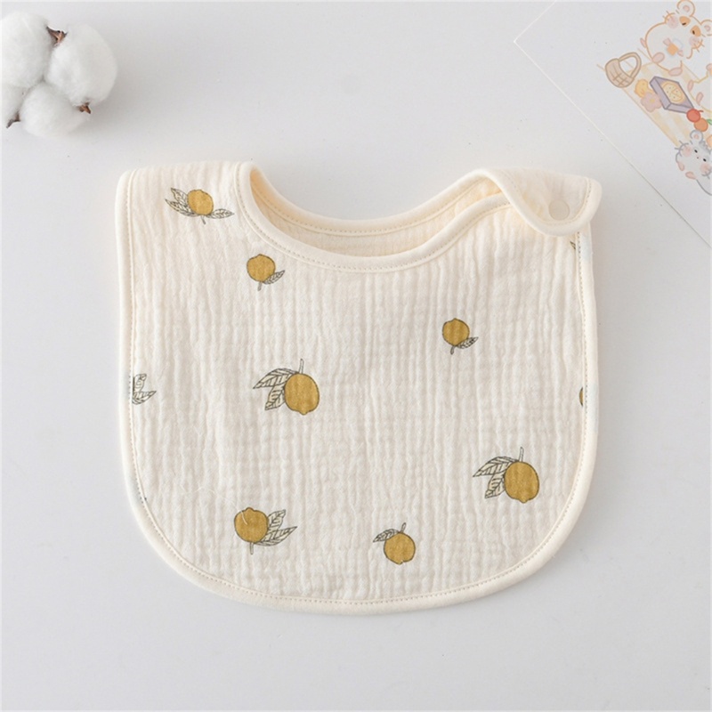 Khăn Lau Nước Bọt Hình Chữ U Chất Liệu Cotton Thấm Hút Tốt Tiện Dụng Cho Bé