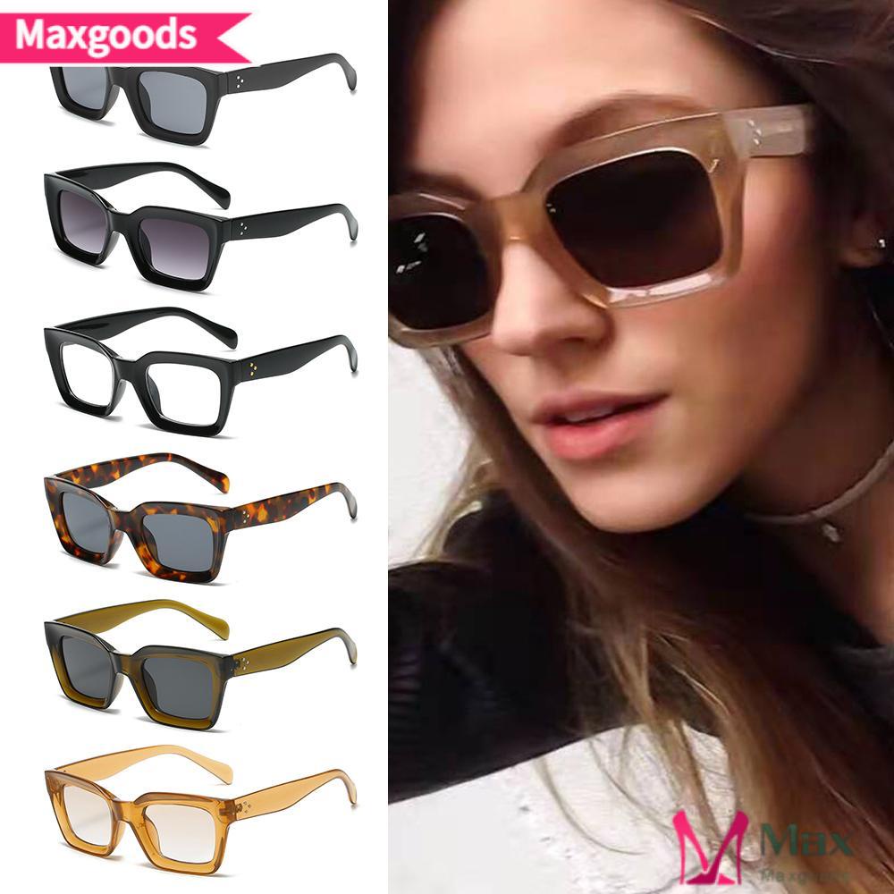 Kính Râm Oversized Dày Dặn Cổ Điển Cho Nữ