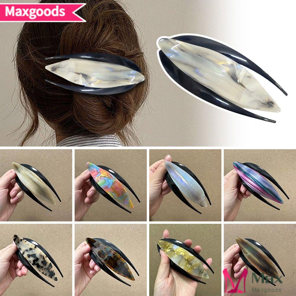 Kẹp Tóc Nữ Cố Định Họa Tiết Vân Gỗ Mới