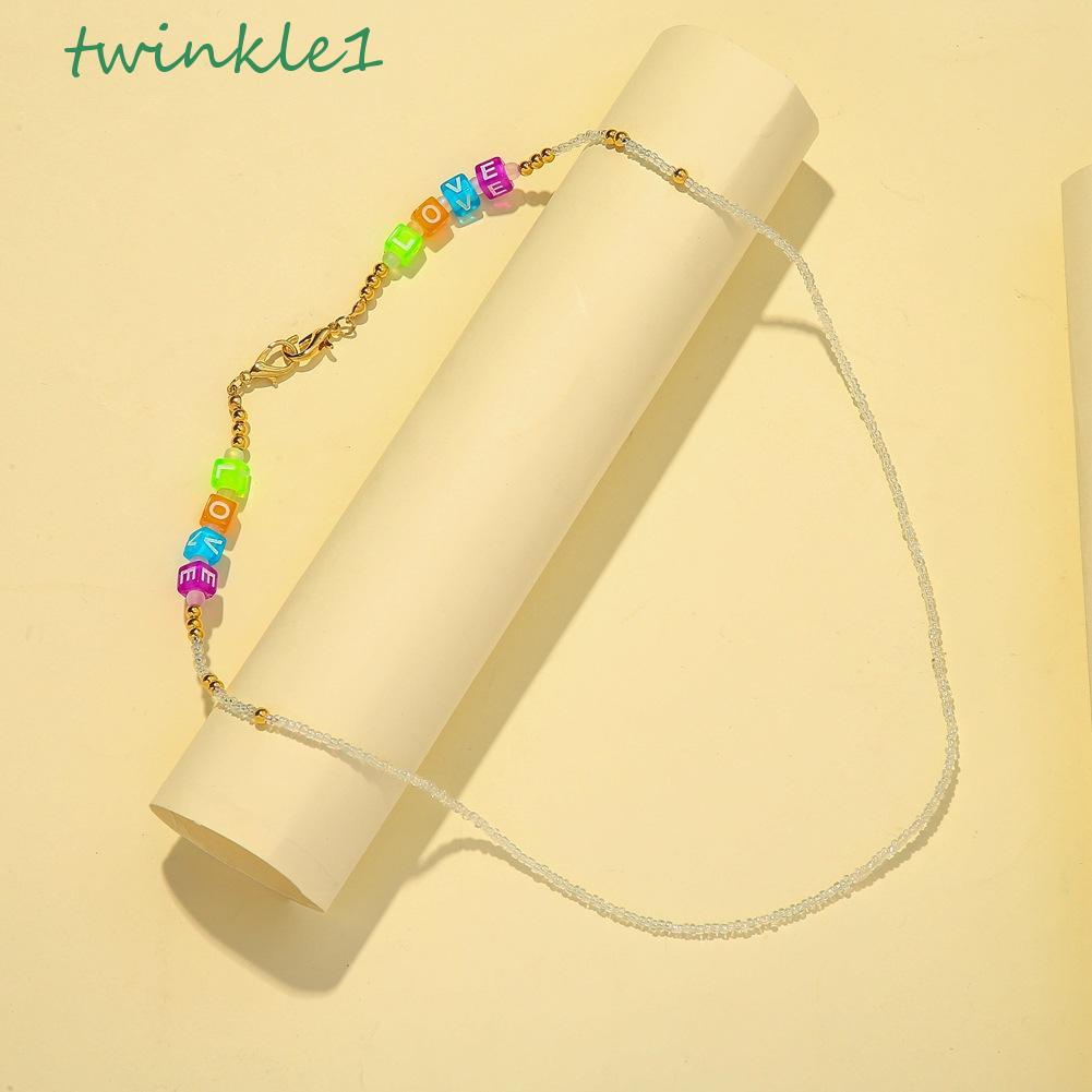 Dây Đeo Mắt Kính Chống Thất Lạc Phối Hạt Chữ Love Thời Trang Cho Nữ|Chuỗi Hạt Đeo Tay Thời Trang Nữ