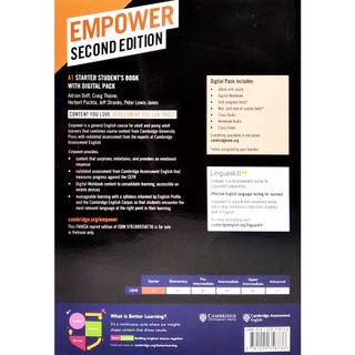 Empower Starter A1 Student's Book With Digital Pack - 2nd Edition