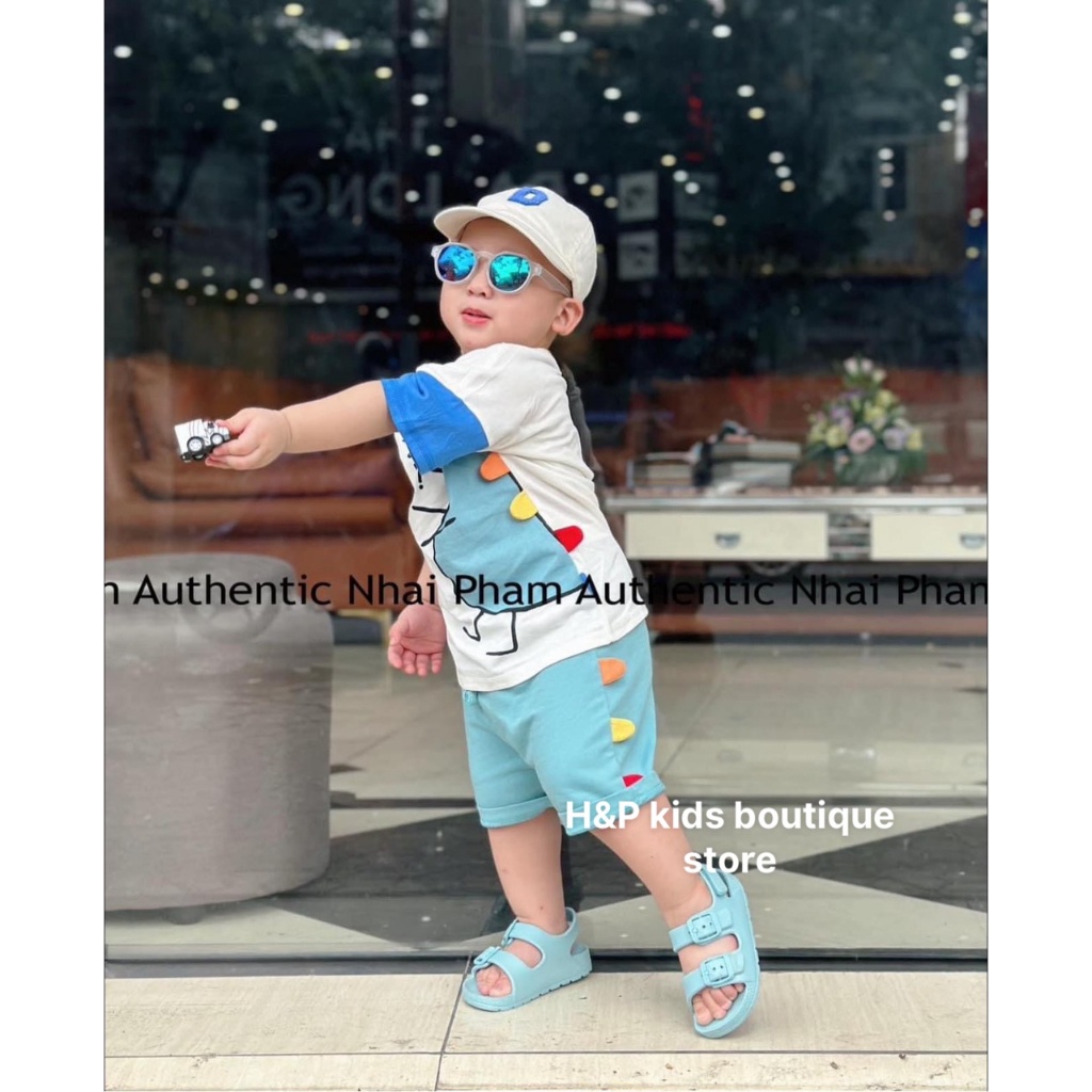 SALE BỘ COTTON KHỦNG LONG BÉ TRAI