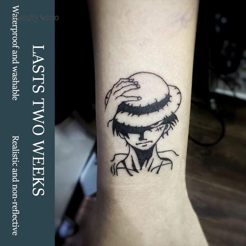 Beautycoco🍊Hình xăm dán họa tiết One Piece lâu trôi giữ màu lên đến 2 tuần chống thấm nước hợp thời trang