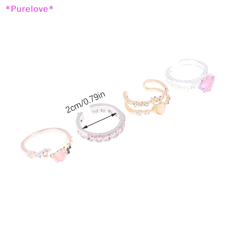 Nhẫn Hở Hình Trái Tim Phong Cách Gothic Thời Trang Cho Nữ Mới