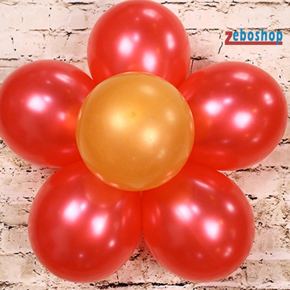 Set 10 Giá Đỡ Bong Bóng Hình Bông Hoa Độc Đáo Trang Trí Tiệc Cưới / Sinh Nhật