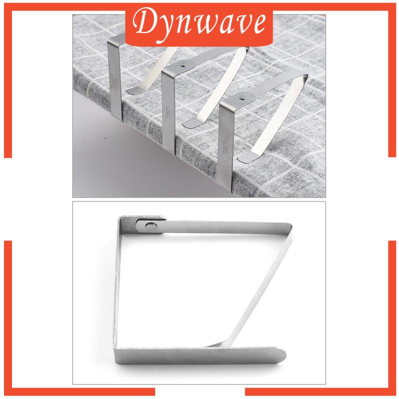 Set 10 Giá Đỡ Kẹp Khăn Trải Bàn Bằng Thép Không Gỉ Cho Nhà Bếp