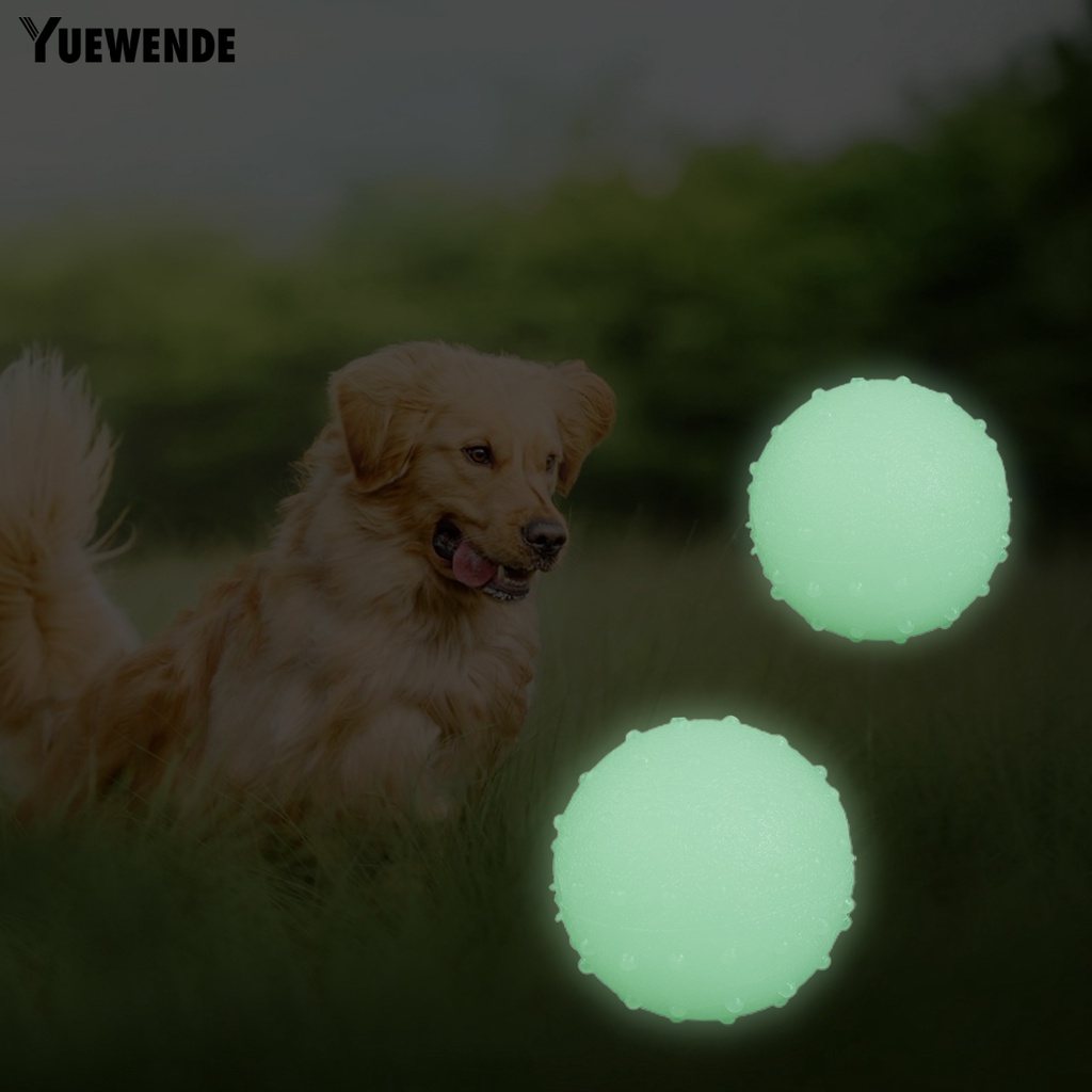 Quả Bóng Đồ Chơi Phát Sáng Huấn Luyện Chống Cắn An Toàn Cho Thú Cưng