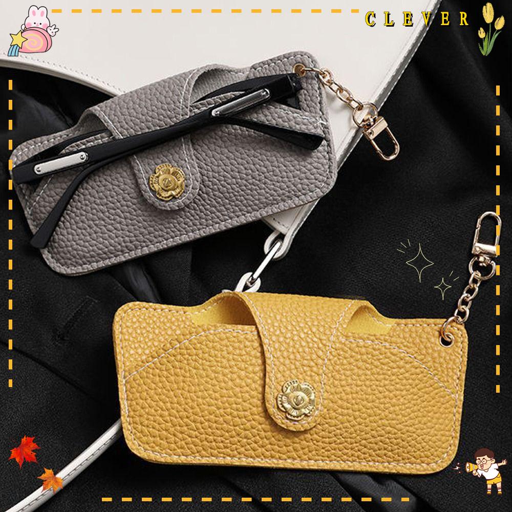 Túi Da PU Đựng Mắt Kính Cầm Tay Tiện Dụng