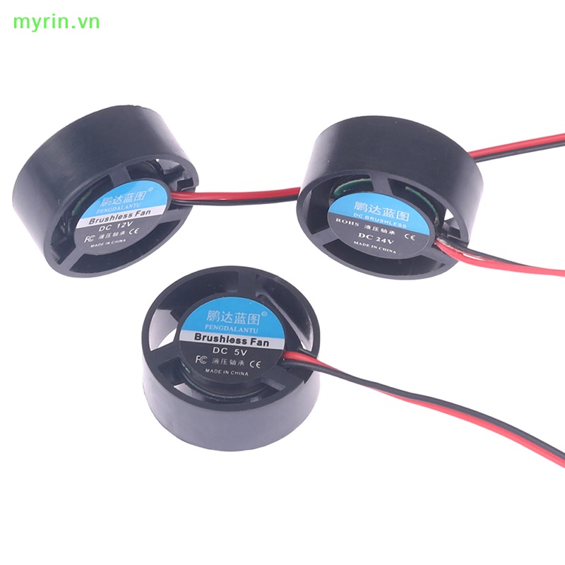 1 Quạt Tản Nhiệt Mini 25.5x10mm 5 / 9 / 12 / 24V Gắn Đèn Led