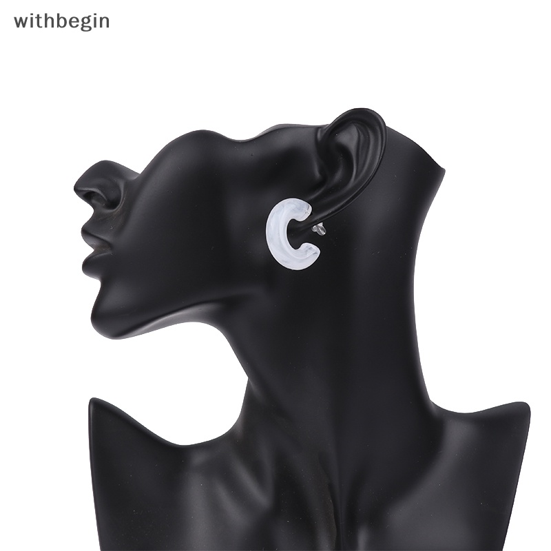 Bộ Khuyên Tai Hình Học / Trái Tim / Bướm Nhiều Màu Dễ Thương Thời Trang Cho Nữ