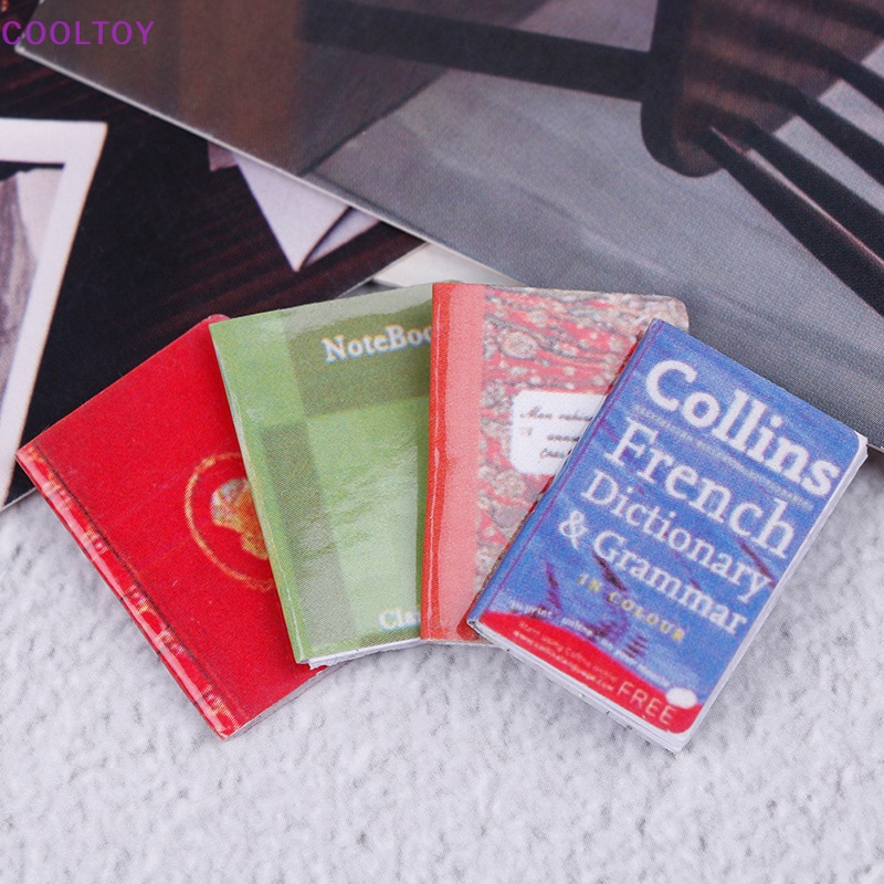 Cooltoy Set 4 Sổ Tay mini Trang Trí Nhà Búp Bê