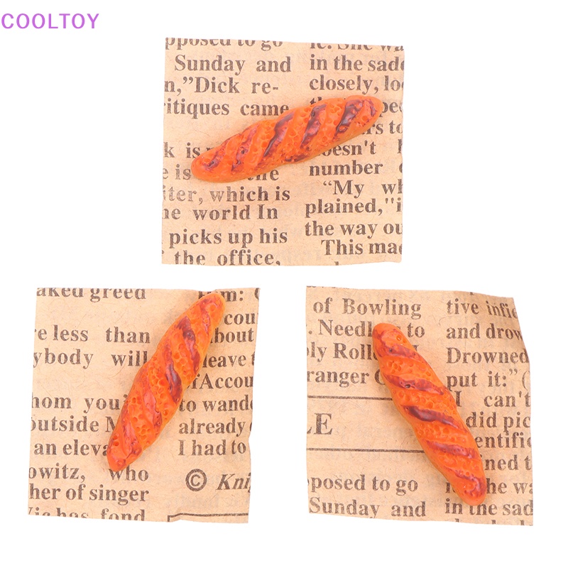 Cooltoy Mô Hình Bánh Mì Baguette Mini Tỉ Lệ 1: 12 Trang Trí Nhà Búp Bê