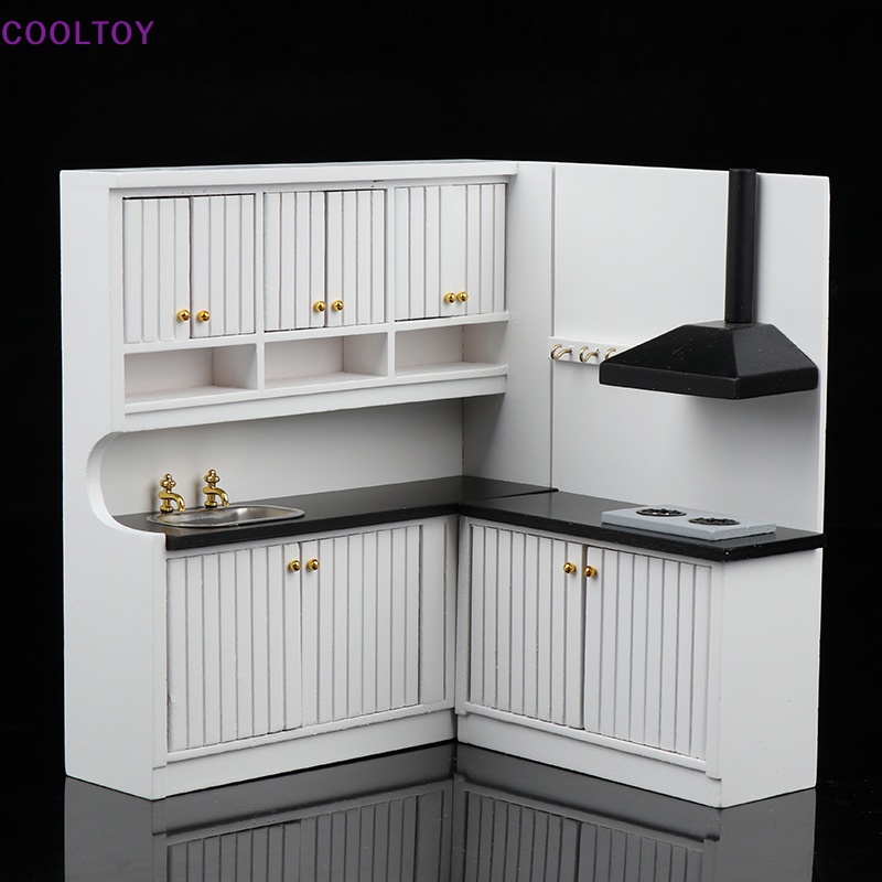 Bộ Mô Hình Đồ Nội Thất Nhà Bếp Trang Trí Nhà Búp Bê Tỉ Lệ 1: 12