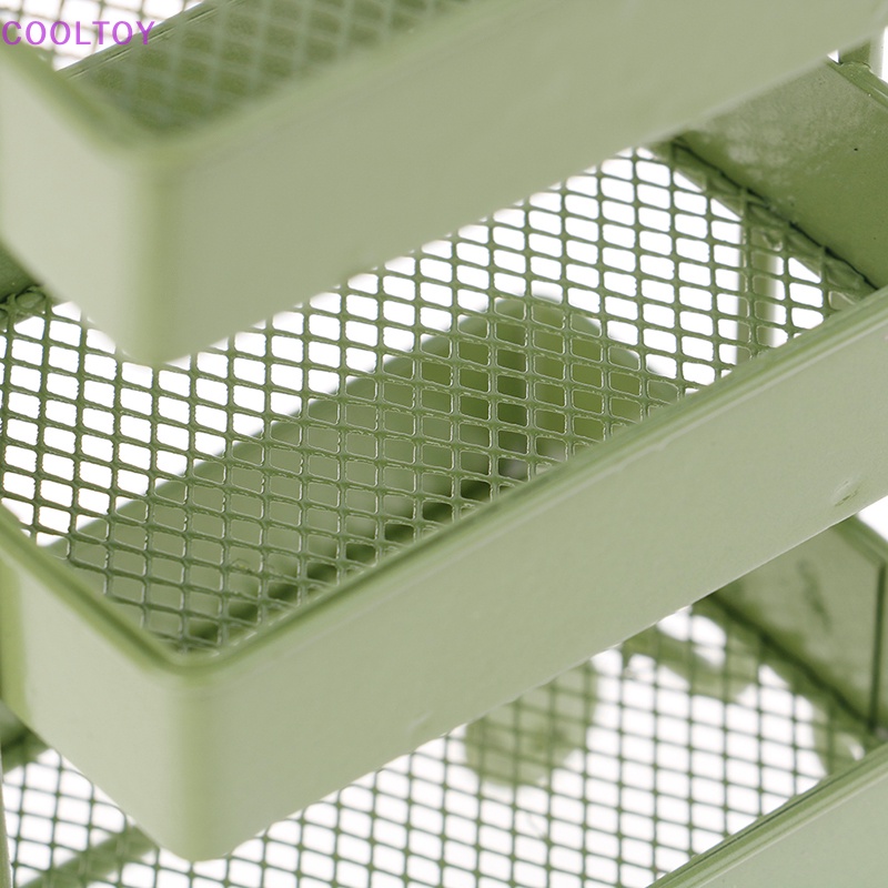 Kệ Để Đồ Có Bánh Xe Tỉ Lệ 1: 12 Trang Trí Nhà Búp Bê