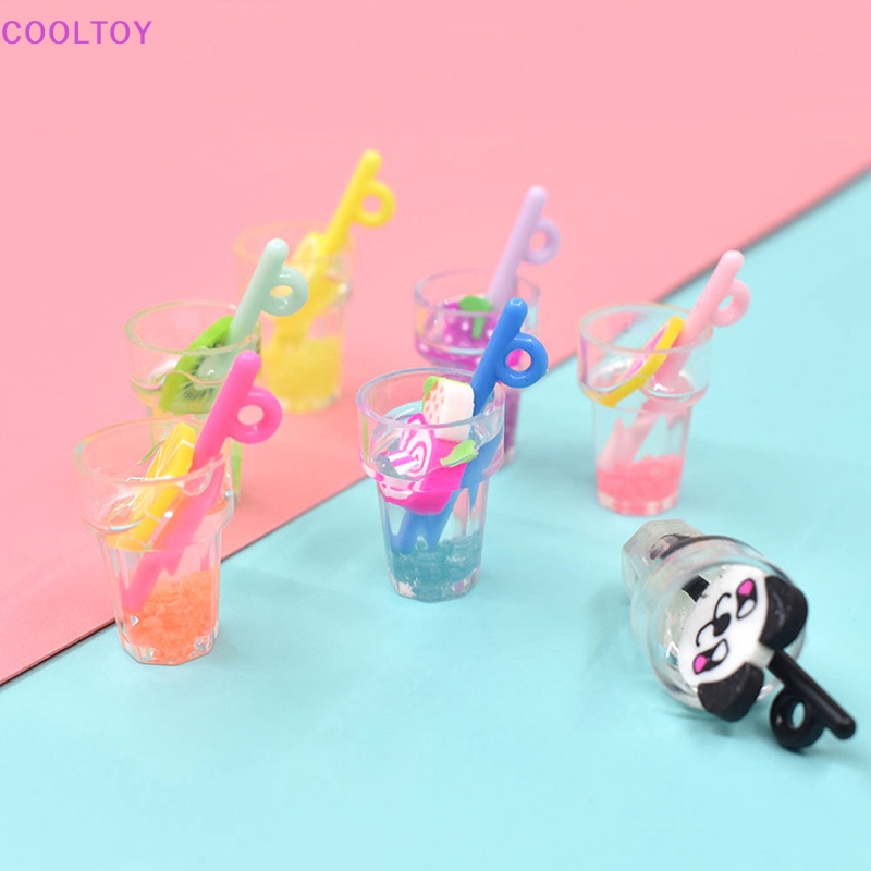 Cooltoy Set 5 Ly Nước Trái Cây 1: 12 Dạ Quang Trang Trí Nhà Búp Bê