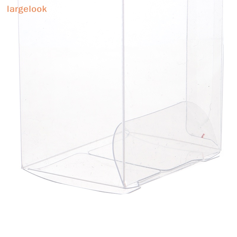 Set 10 Hộp Nhựa PVC Trong Suốt Trưng Bày Mô Hình Xe Hơi Đồ Chơi 82 * 40 * 30mm Tỉ Lệ 1 / 64