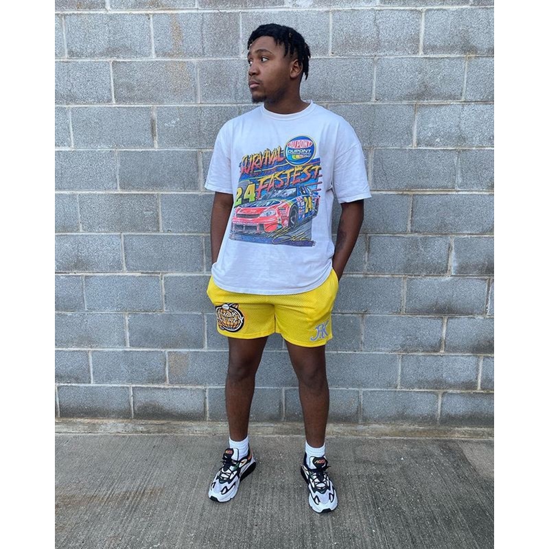 Quần Short Thể Thao Phối Lưới Thoáng Khí Nhanh Khô Thời Trang Cho Nam Và Nữ