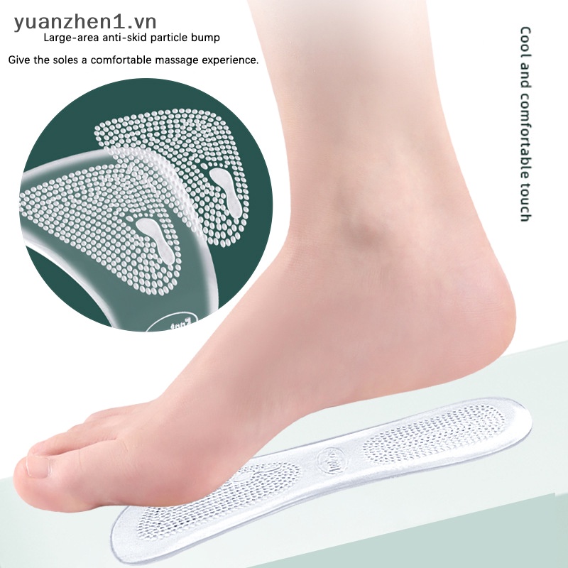 Cặp Đệm Silicone Lót Giày Mát Xa Chân Cho Nữ