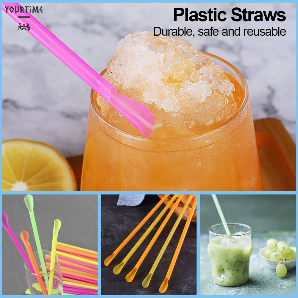 Set 100 Ống Hút Thẳng Bằng Thép Không Gỉ Dùng Cho Các Bữa Tiệc