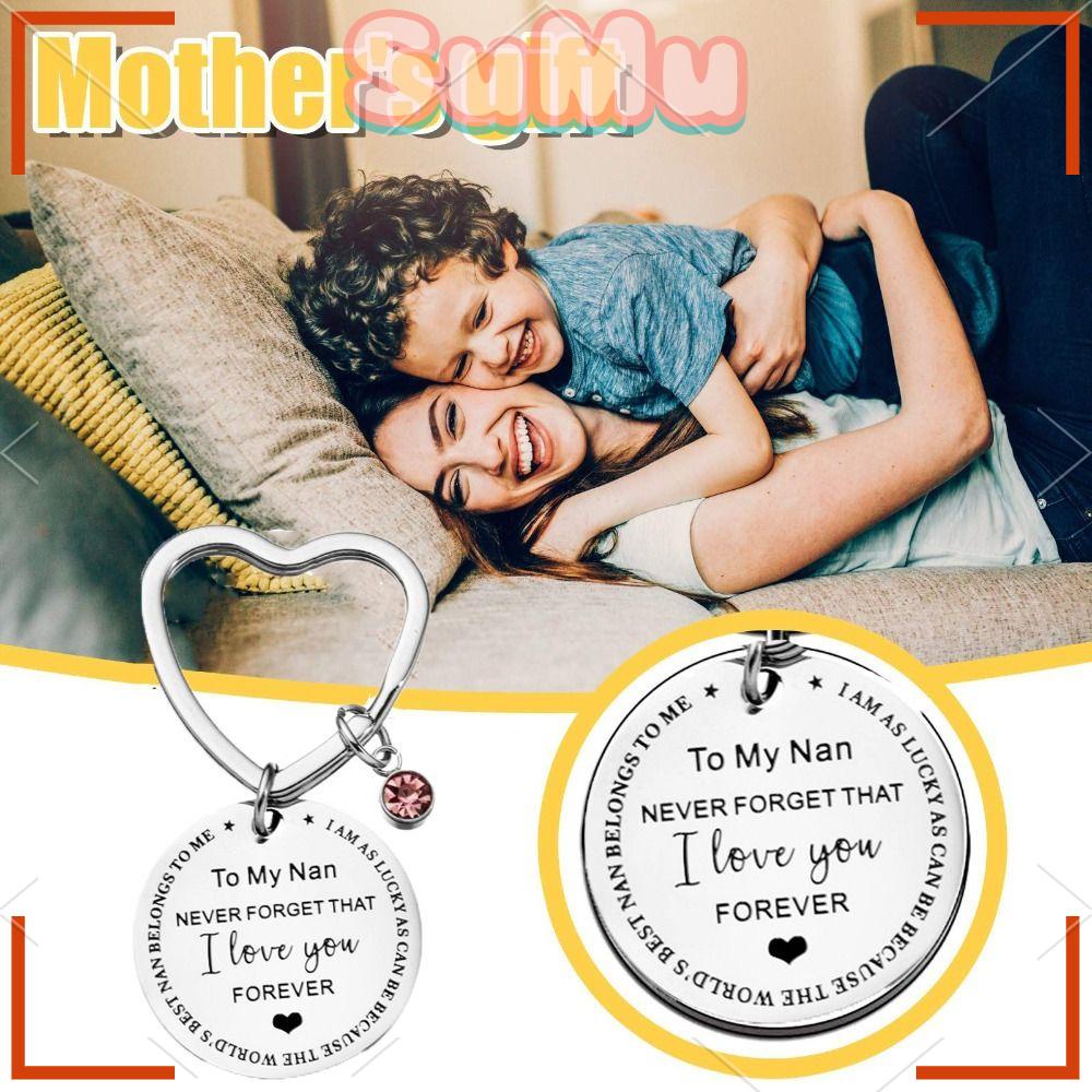 Móc Khóa Tròn Khắc Hình Ngôi Sao Năm Cánh Bằng Thép Không Gỉ SUMU