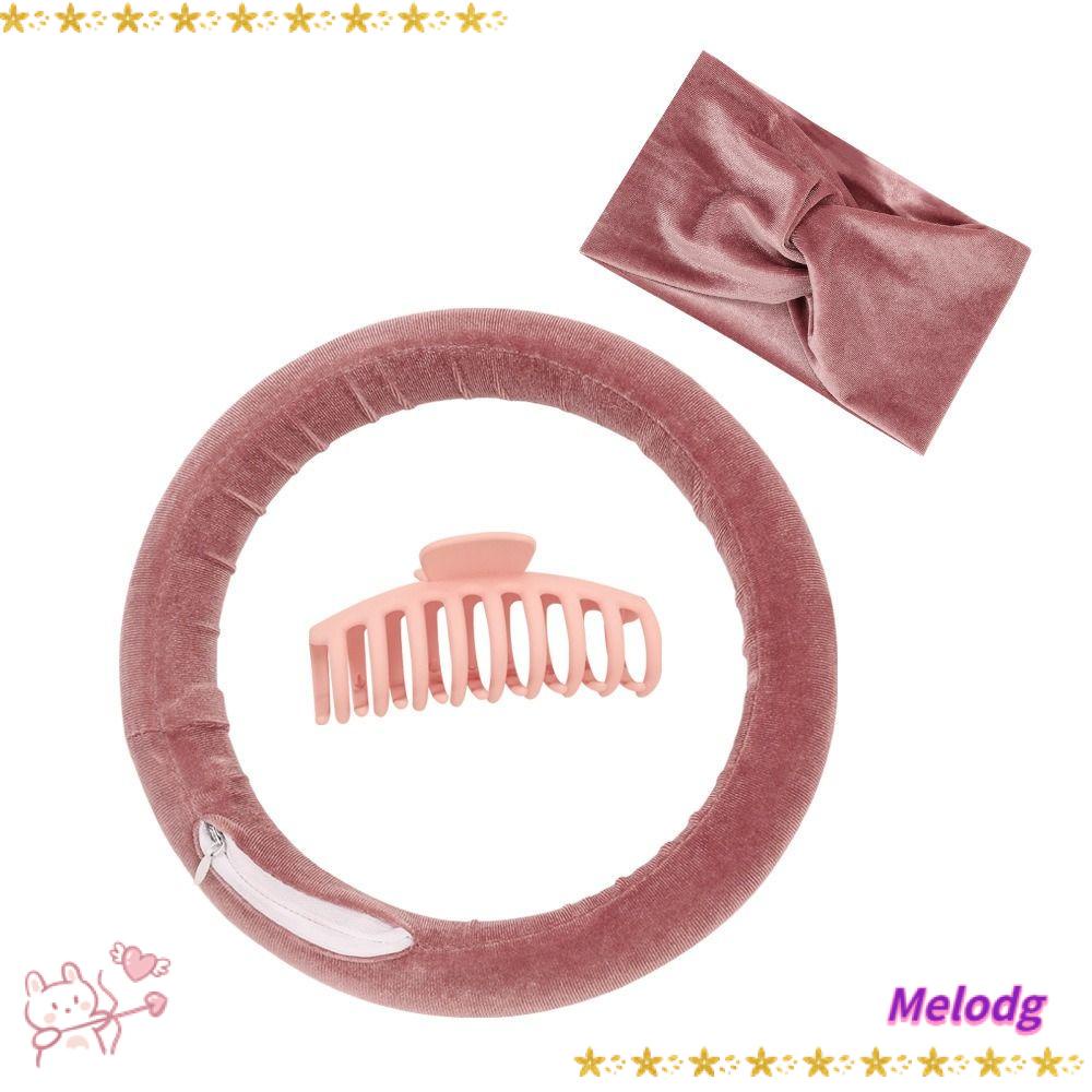 MELODG Máy Uốn Tóc Gợn Sóng DIY Bằng Nhiệt Tiện Lợi Dành Cho Người Lười