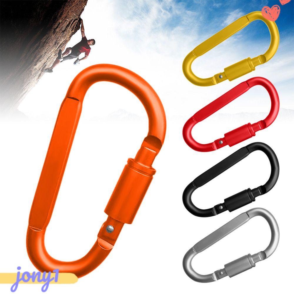 Set 3 Móc Khóa Leo Núi Bằng Hợp Kim Màu Đen Chất Lượng Cao