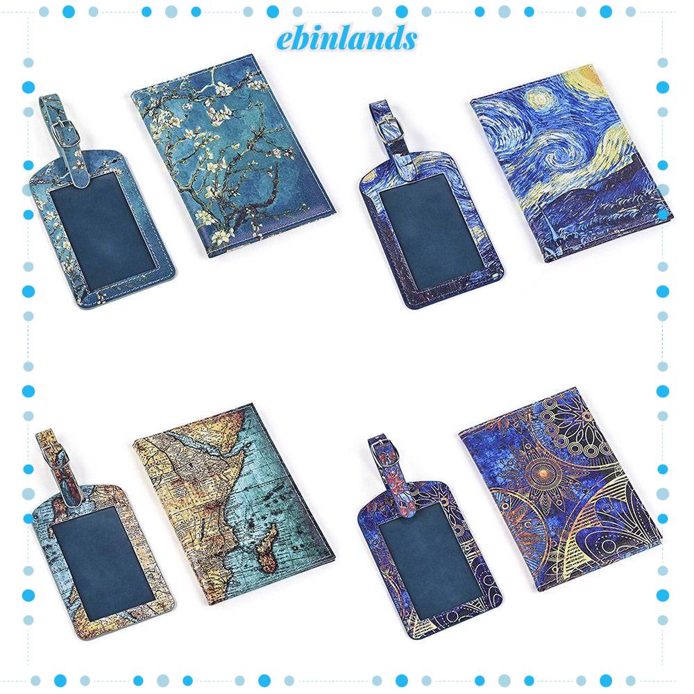 Bộ 2 Vỏ Bọc Hộ Chiếu Du Lịch Tiện Lợi