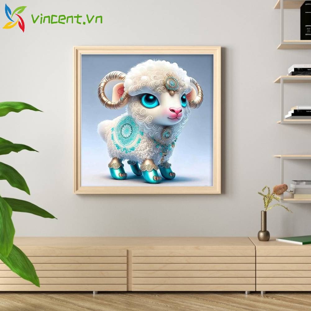 Toàn Bộ Bộ Tranh Thêu Chữ Thập 9CT Hình Cung Hoàng Đạo Trung Quốc