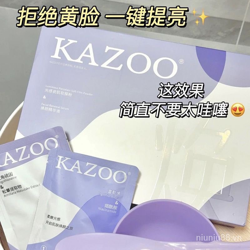 Mặt Nạ KAZOO Matsutake Làm Sáng Da Cải Thiện Tông Màu Da