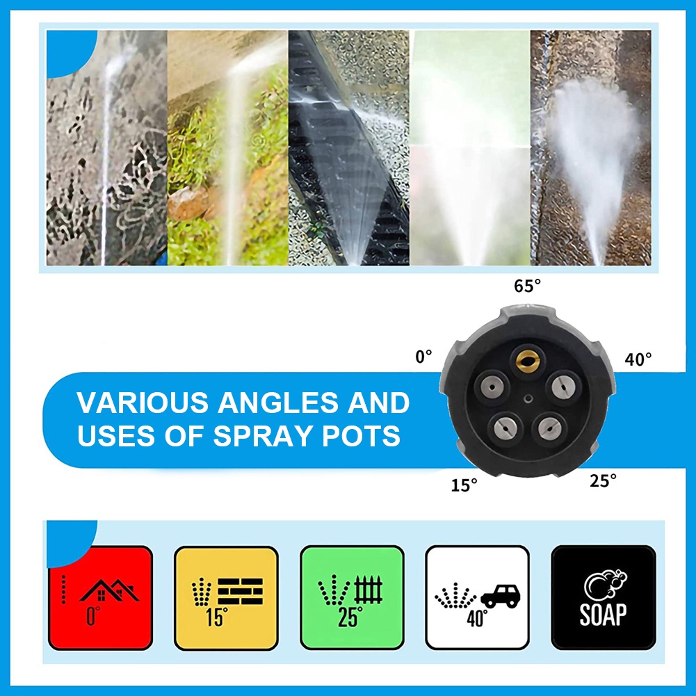 Đầu Súng Phun Nước Áp Suất Cao 5 Trong 1 Cho Stanley SLP