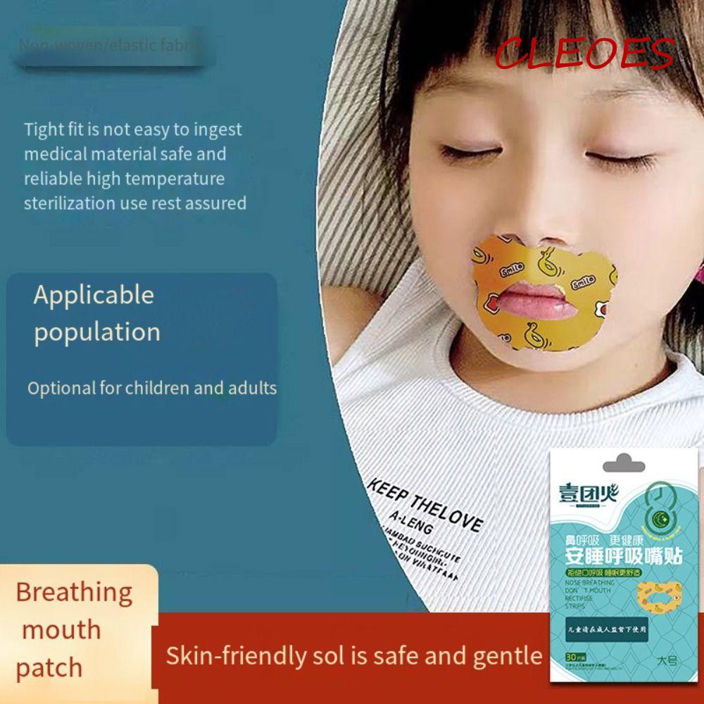 Miếng Dán Miệng Thoáng Khí Ngăn Ngáy Khi Ngủ Dành Cho Trẻ Em Và Người Lớn