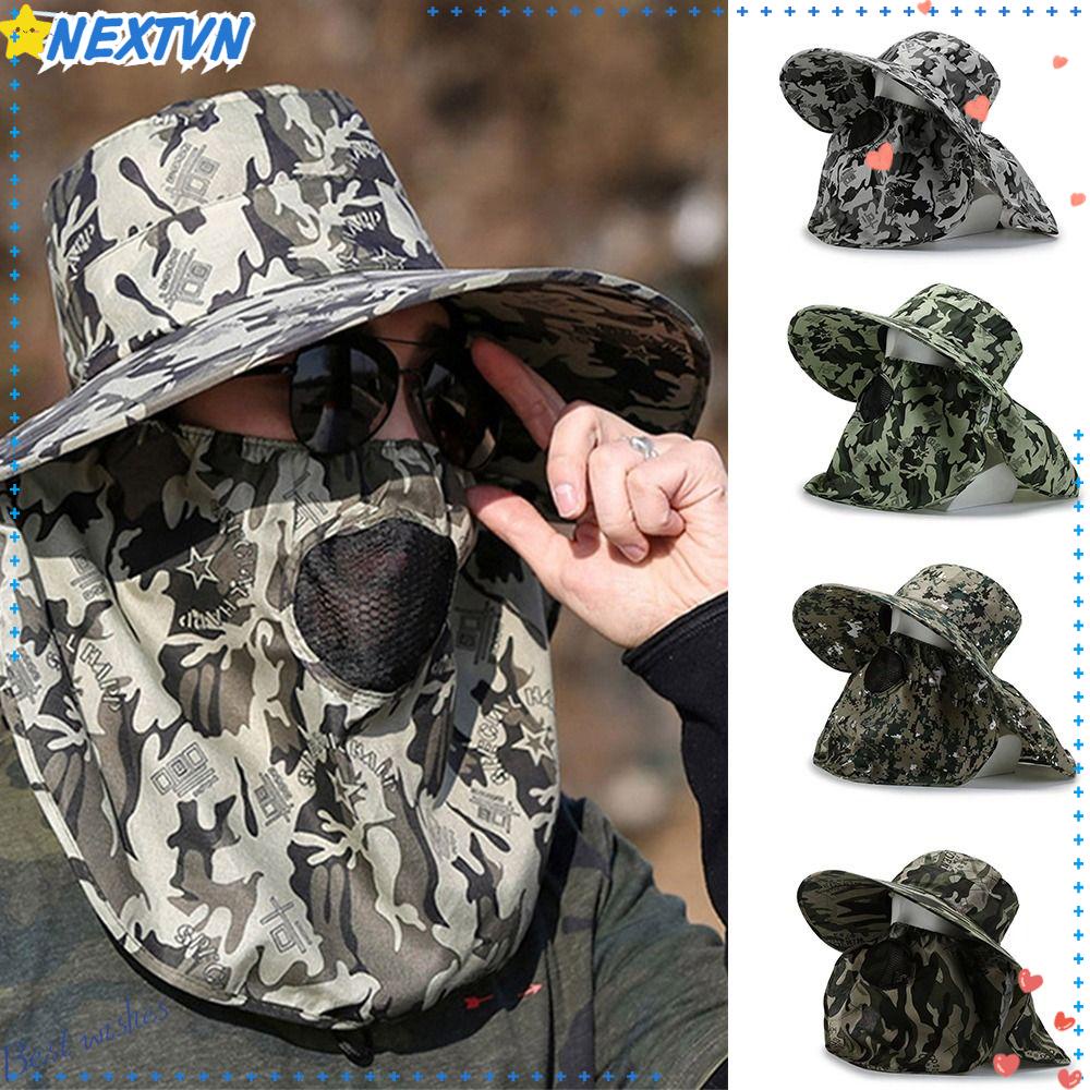 Mũ Bucket Chống Nắng Bảo Vệ Cổ Thời Trang Mùa Hè Cho Nam Giới