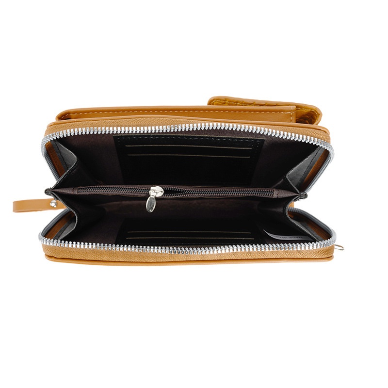 Ví Túi Đeo Chéo Da PU Đa Năng Cỡ Lớn b7w Thời Trang Cho Nữ