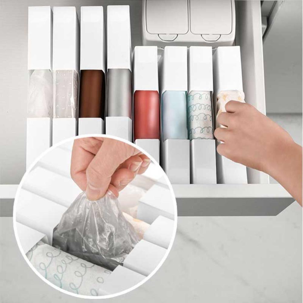 Túi Đựng Rác Bằng Nhựa Treo Tường Có Thể Gập Lại Tiện Dụng Cho Nhà Bếp