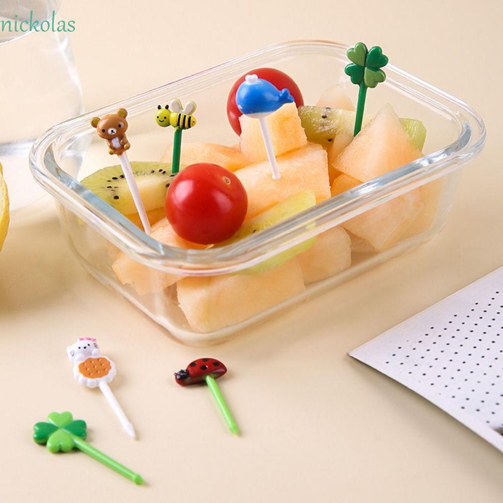 Que Xiên Trái Cây / Salad Trang Trí Bánh Kem Kiểu Nhật Dễ Thương