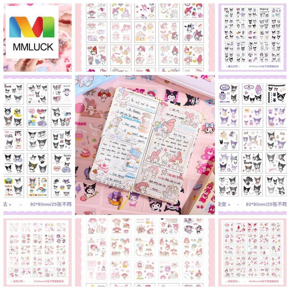 Miếng Dán Trang Trí Sổ Tay Bằng PVC Chống Thấm Nước Họa Tiết Hoạt Hình Graffiti