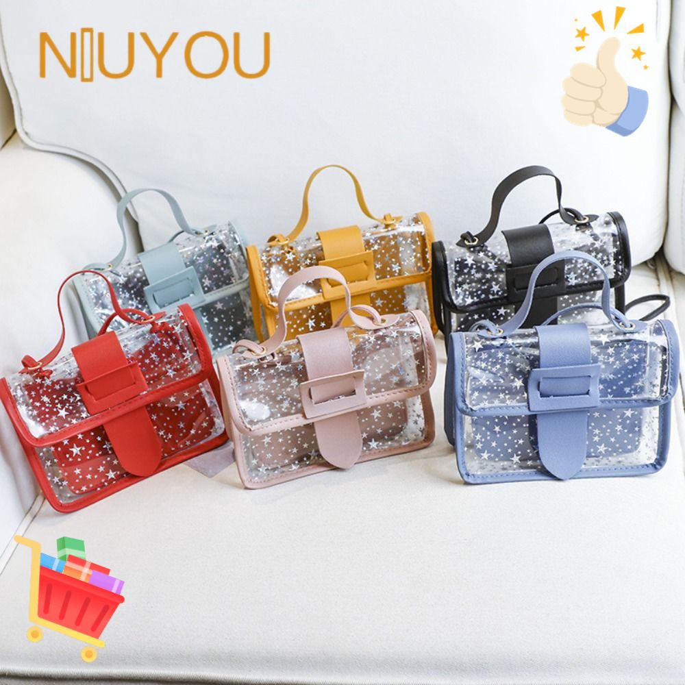 Túi Xách / Đeo Vai Trong Suốt Họa Tiết Ngôi Sao Thời Trang Cho Nữ