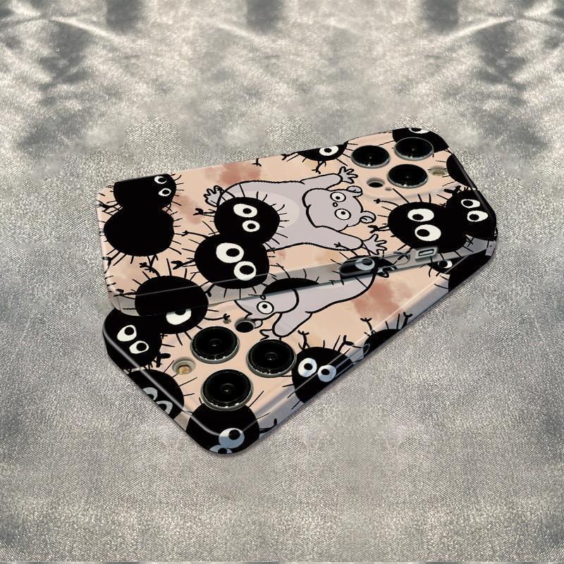 Ốp Điện Thoại Dẻo Họa Tiết Hoạt Hình Chống Sốc Cho Iphone 78 11 14pro 6Inmax 13iPhone12 8GAQ