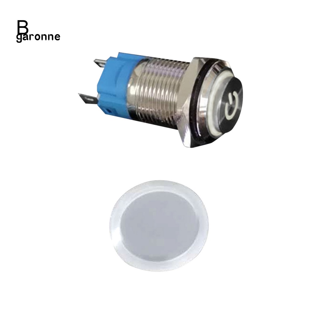 Công Tắc Tự Đặt Chống Thấm Nước 16mm Bằng Kim Loại Độ Sáng Cao Cho Đèn LED