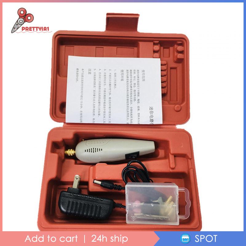 [Prettyia1] Bộ Dụng Cụ Máy Mài Điện Xoay Làm Đồ Thủ Công Mỹ